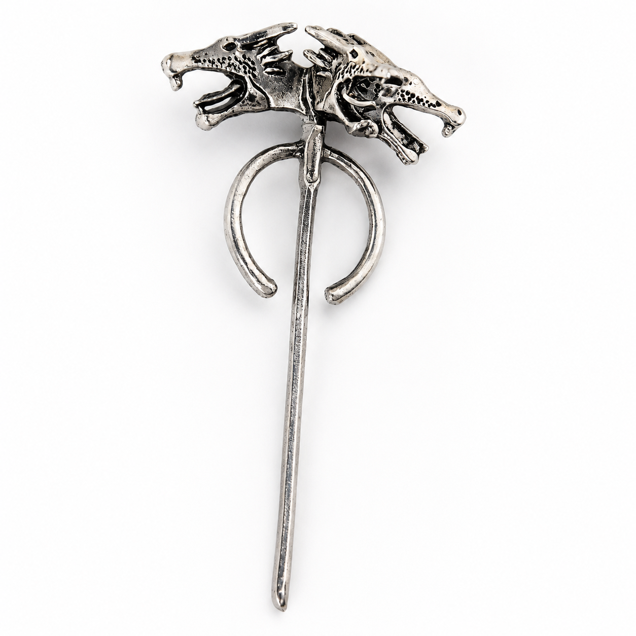 Driekoppige Draken Pin van Metaal